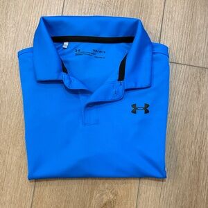 Under Armour Heat Gear Boys Polo Shirt, Size L, excellent condition